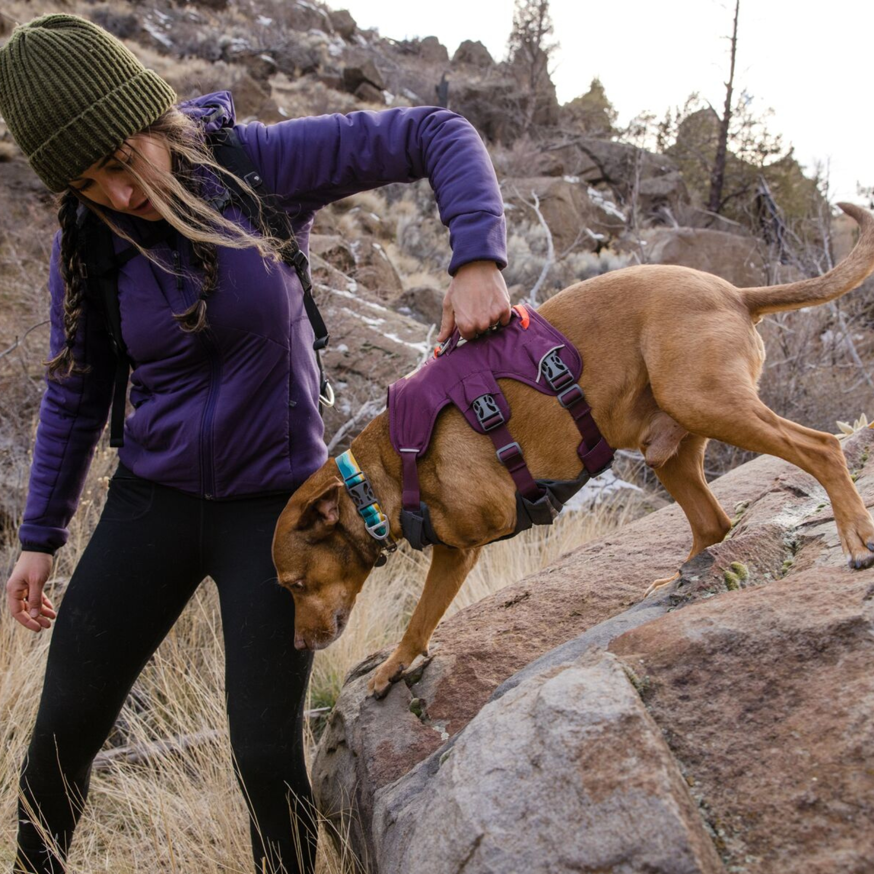 RUFFWEAR ウェブマスターハーネス RDSMC レッドスマック