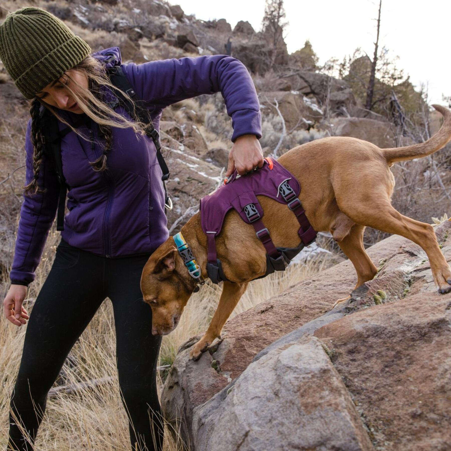 RUFFWEAR　ウェブマスターハーネス　RDSMC　レッドスマック