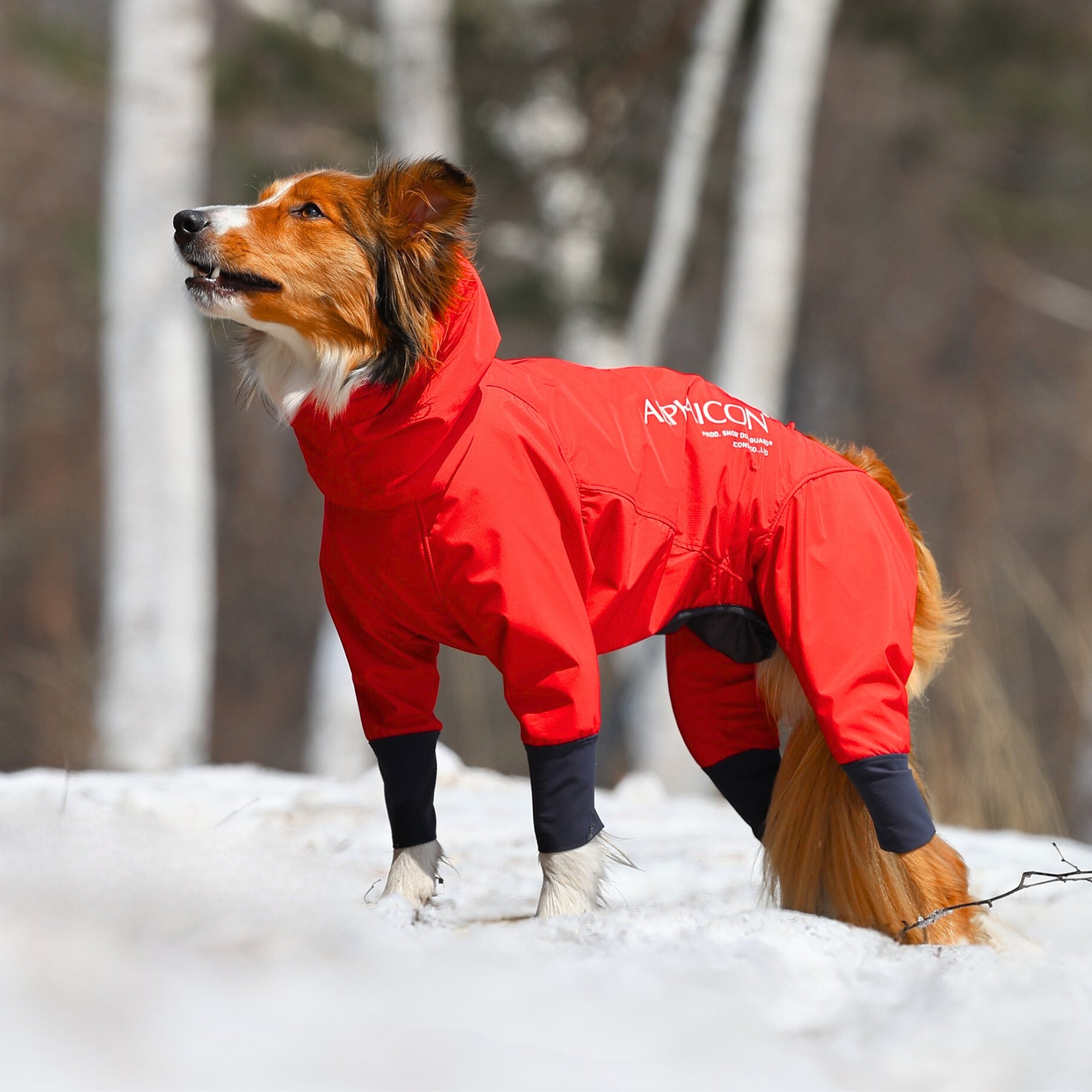 SNOW DOG GUARD スノードッグガード VINTAGE RED