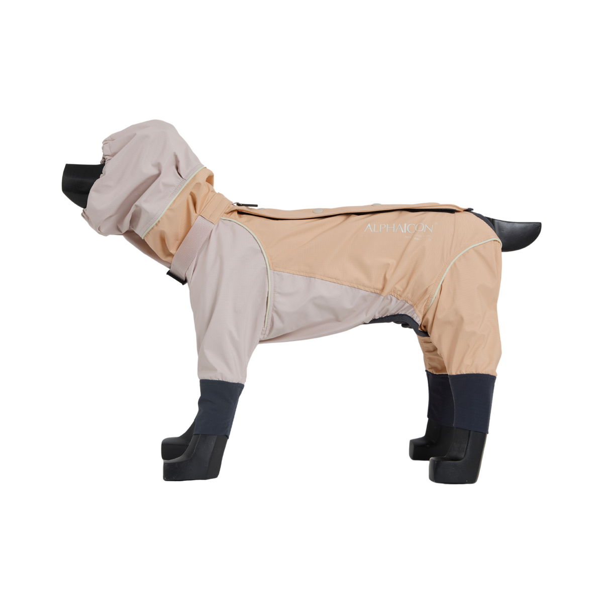新品未使用ALPHAICON RAIN DOG GUARD 犬用レインコート L RAIN DOG GUARD レインドッグガード MACARON