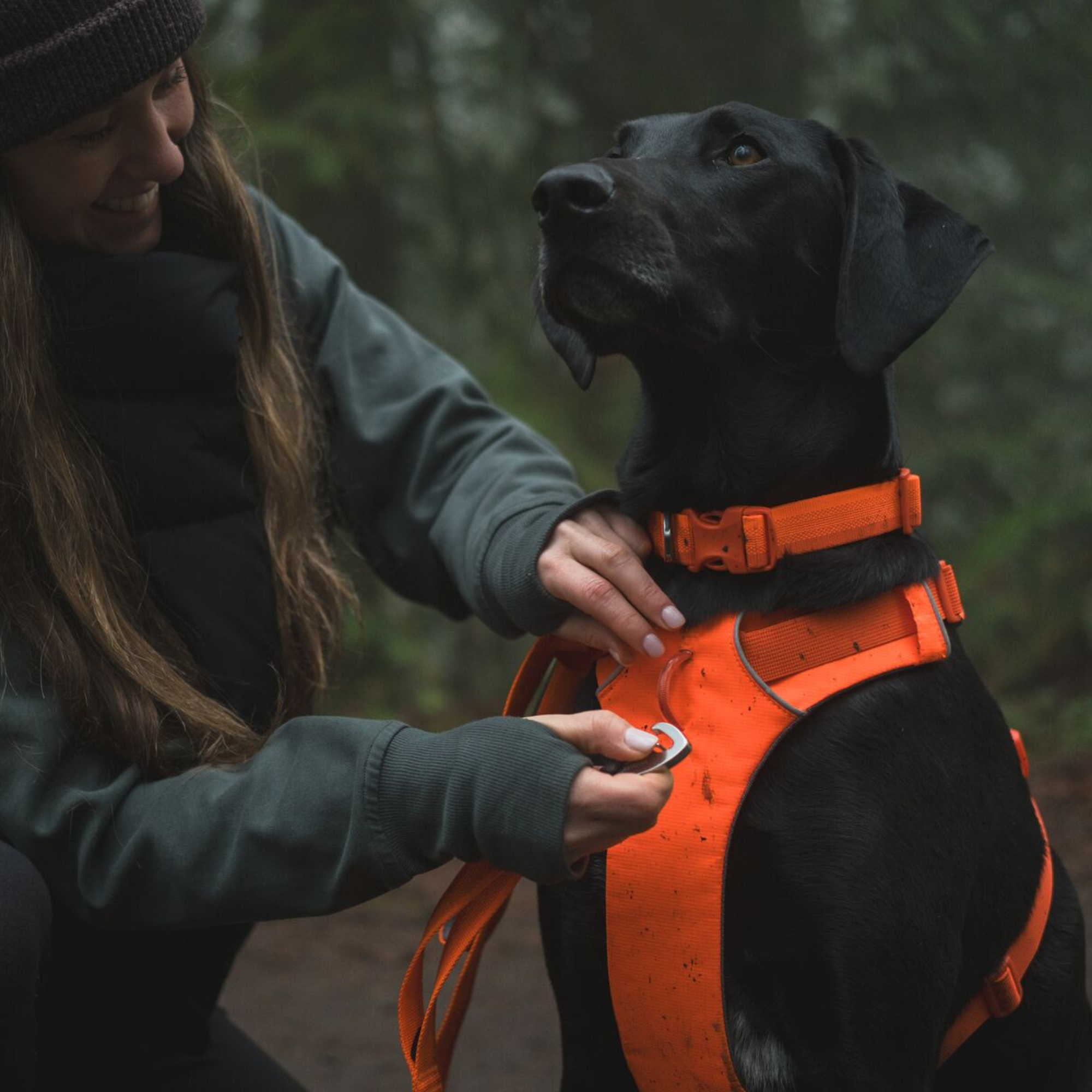 RUFFWEAR　フロントレンジリーシュ　ブレイズオレンジ