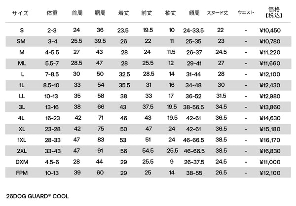 DOG GUARD COOL　ドッグガードクール　HAZE