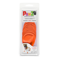 PAWZ dog boots orange