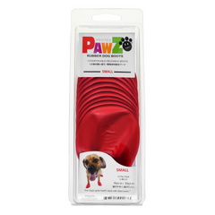 PAWZ dog boots red